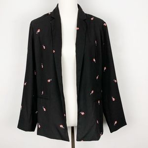 Lauren Conrad rose bud print blazer